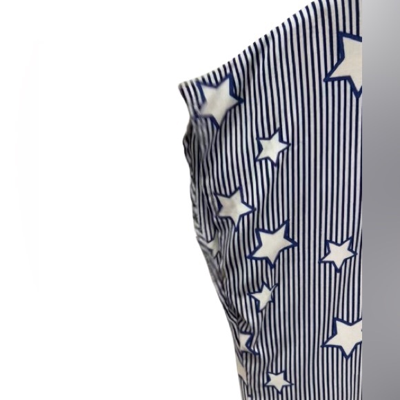 GOA size L blue white Stars and Stripe Swim Tunic good condition light fabric - Picture 5 of 14